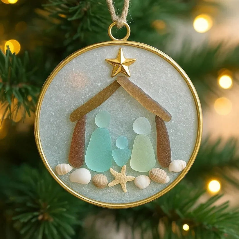 🌊Seaside Christmas Ornament 🎄✨
