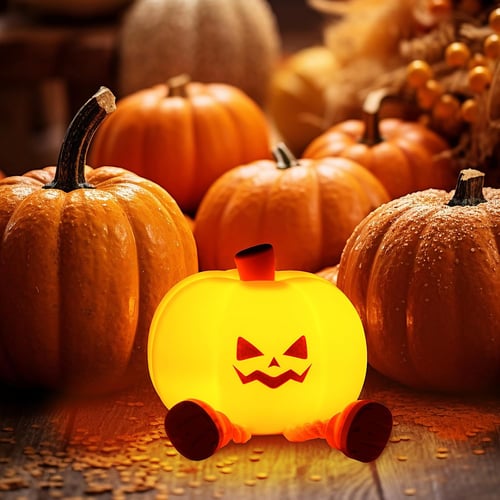 🔥Final 3 Hours: 80% OFF - Mischievous Grinning Pumpkin Night Light🎃