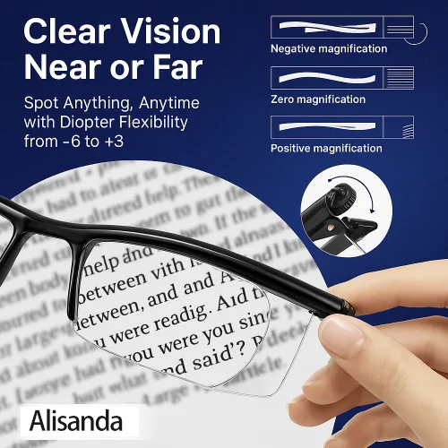 【ADJUSTABLE FOCUS GLASSES】See Every Moment Clearly With Juxek!