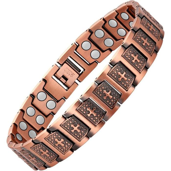 ✝️God’s Blessing Copper Magnetic Bracelet — Relieve fatigue and promote blood circulation