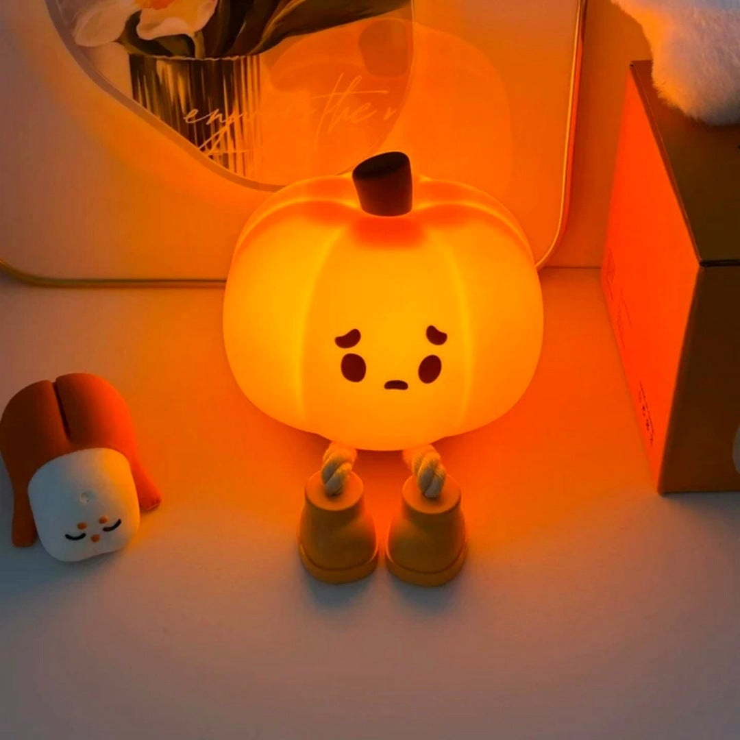 🔥Final 3 Hours: 80% OFF - Mischievous Grinning Pumpkin Night Light🎃
