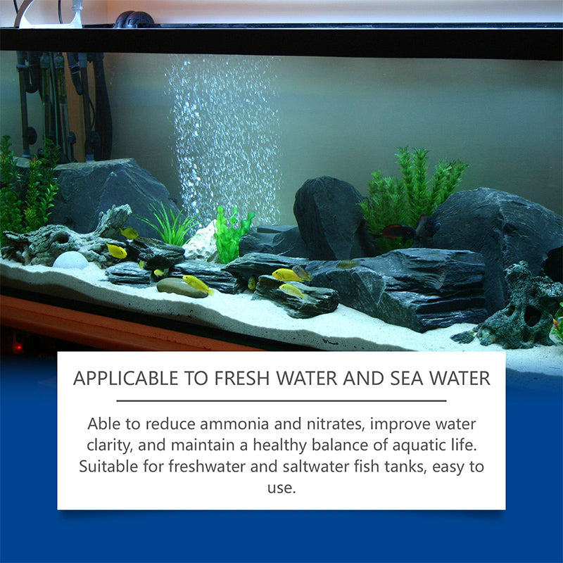 Pawzioo™ Fish Tank Water Powerful Cleaner – Sparkle, Safety, & Speed in One Bottle! 🐠
