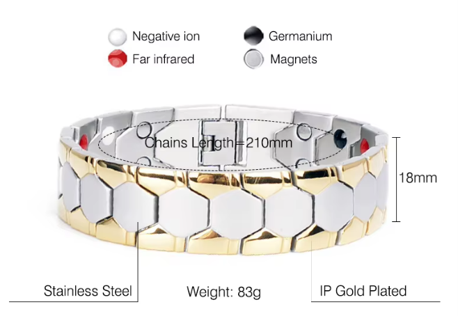 Magnetic Bracelets with Italian Charm: Trendy, Pain-Relieving, & Star-Loved Wellness