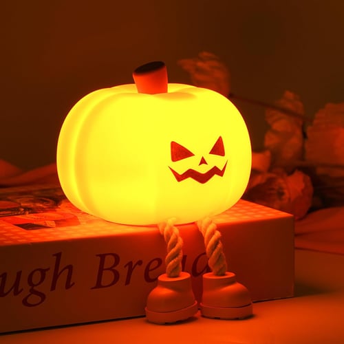 🔥Final 3 Hours: 80% OFF - Mischievous Grinning Pumpkin Night Light🎃