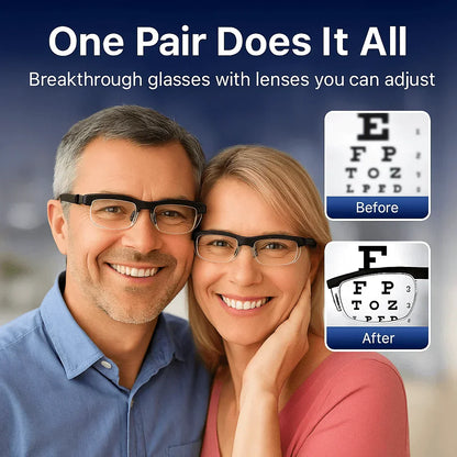 【ADJUSTABLE FOCUS GLASSES】See Every Moment Clearly With Juxek!