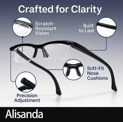 【ADJUSTABLE FOCUS GLASSES】See Every Moment Clearly With Juxek!