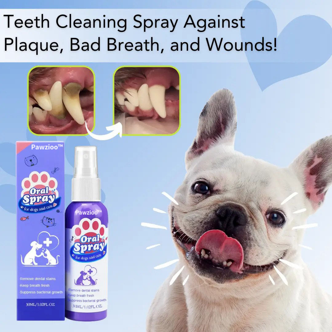 Pawzioo™ Oral Spray – The Easy Dental Fix for Dogs and Cats