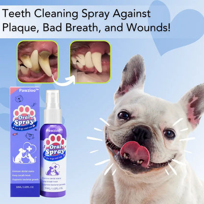 Pawzioo™ Oral Spray – The Easy Dental Fix for Dogs and Cats