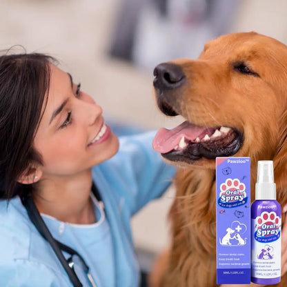 Pawzioo™ Oral Spray – The Easy Dental Fix for Dogs and Cats