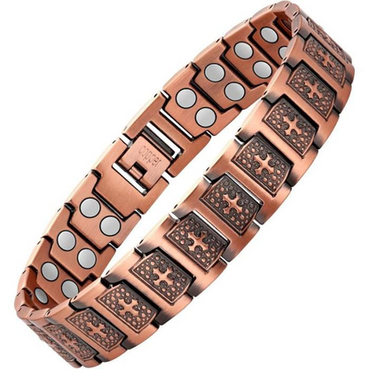 ✝️God’s Blessing Copper Magnetic Bracelet — Relieve fatigue and promote blood circulation