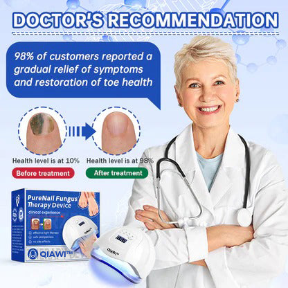 QIAWI™ PureNail Fungus Laser Device-✨Last Day Discount -𝟕0%𝐎𝐅𝐅 Made and Shipped from USA