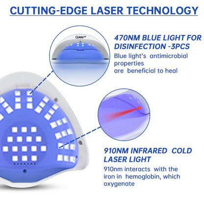 QIAWI™ PureNail Fungus Laser Device-✨Last Day Discount -𝟕0%𝐎𝐅𝐅 Made and Shipped from USA
