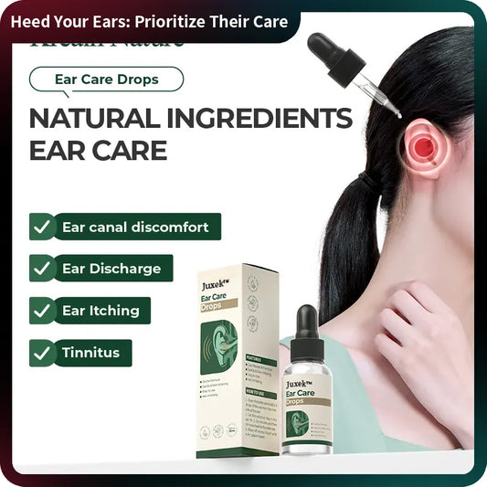 Juxek™ Ear Care Drops – Plant-Based Formula | Heed Your Ears: Prioritize Their Care