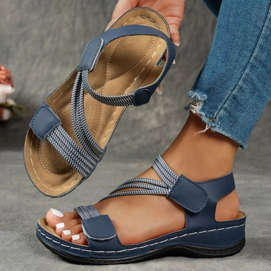 🔥 2025 Summer 🔥The Sandal Sensation Sweeping the US! Trendy Weave Straps + Adjustable Fit-Orthopedic Sandal Walking