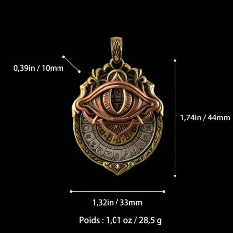 👁️‍🗨️🔥LAST DAY 52% OFF👁️‍🗨️Handmade Tarot Vision Pendant: Connect to Cosmic Wisdom Anytime(✨Comes with instruction manual)