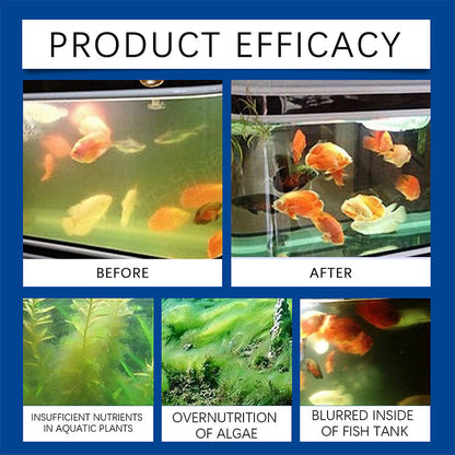 Pawzioo™ Fish Tank Water Powerful Cleaner – Sparkle, Safety, & Speed in One Bottle! 🐠
